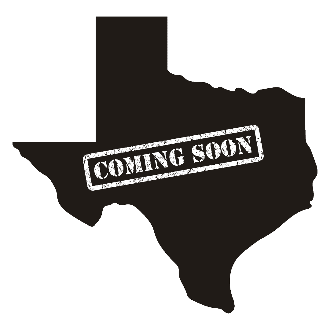 Coming Soon Outline of Texas