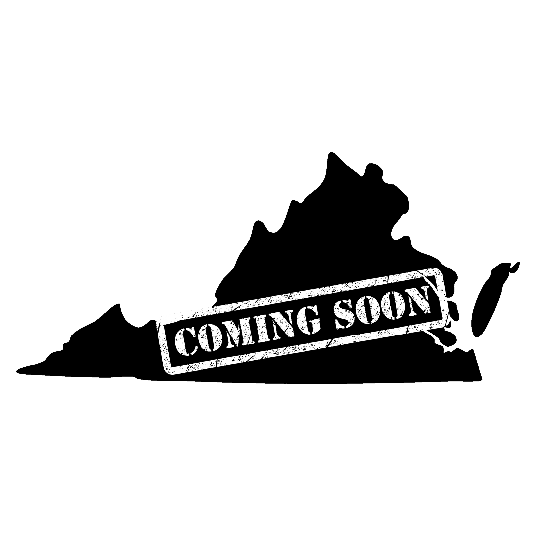 Coming Soon Outline of Virginia