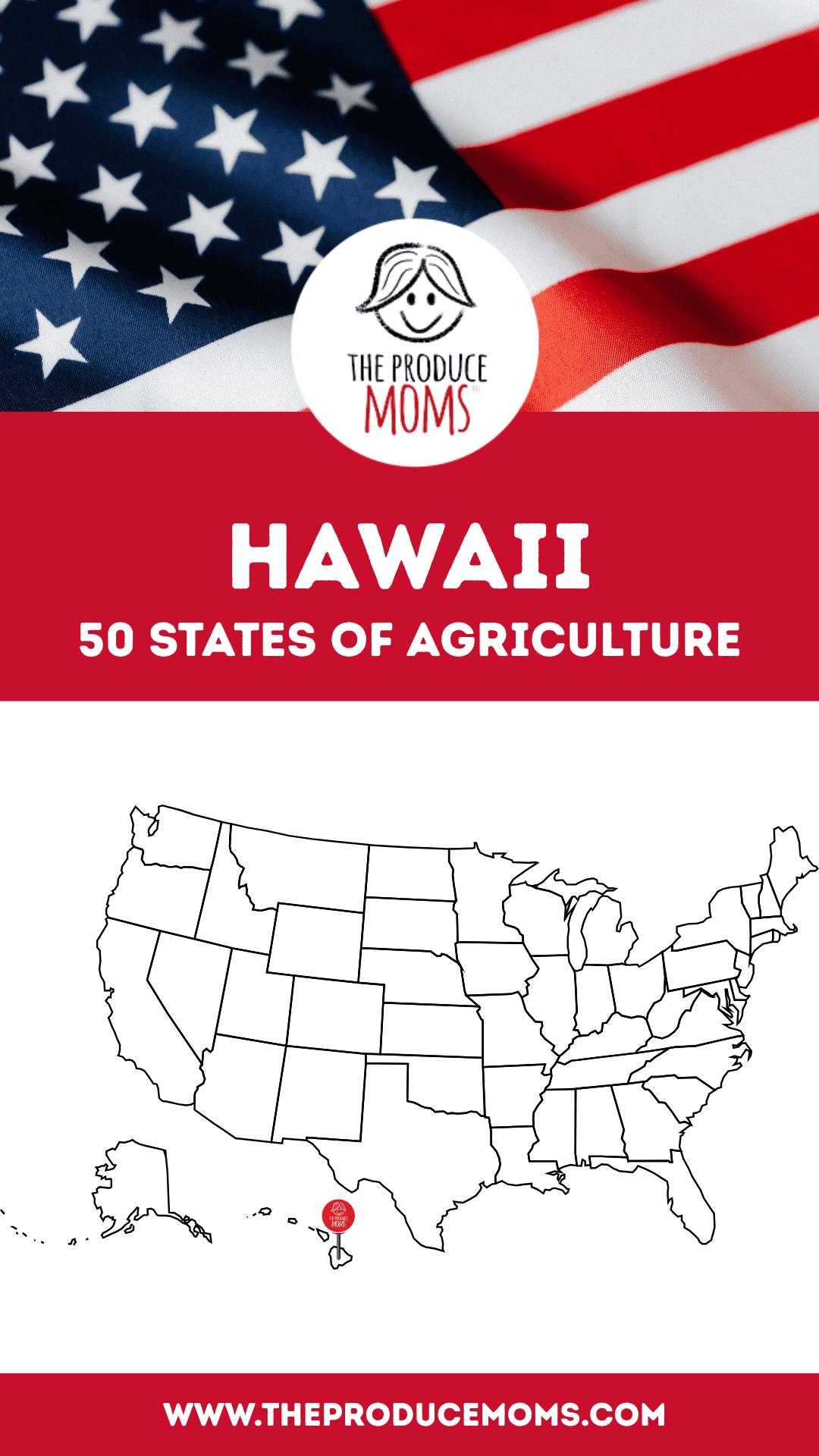 Pinterest Pin 50 States of Agriculture Hawaii