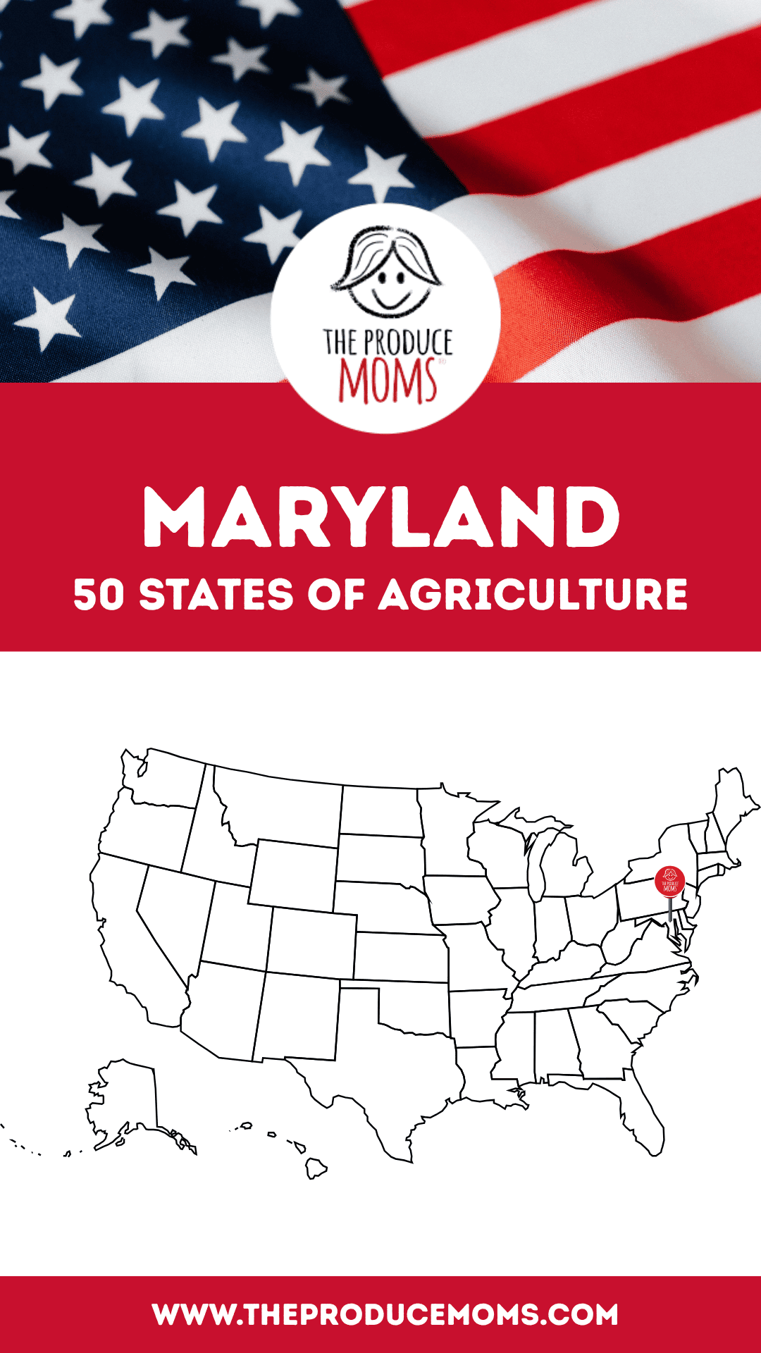 Pinterest Pin 50 States of Ag Maryland