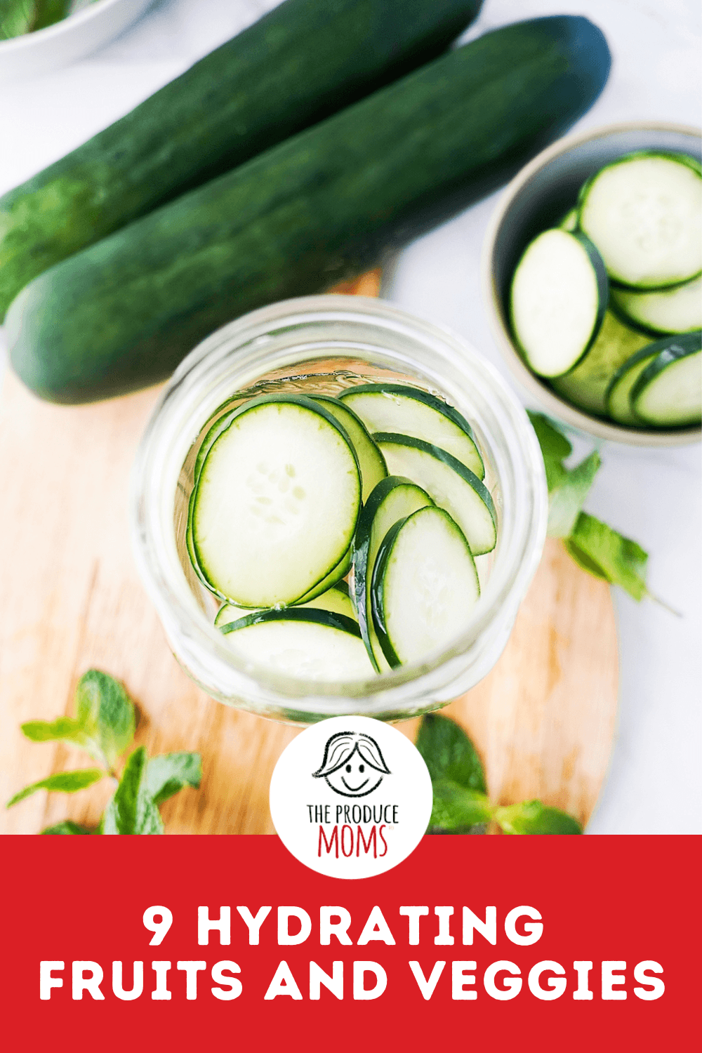 Pinterest Pin Hydrating Fruits & Veggies