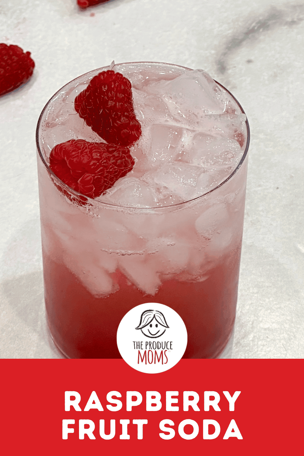 Pinterest Pin Raspberry Fruit Soda