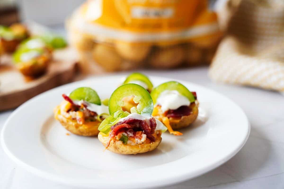 Jalapeno popper potato skins hero image