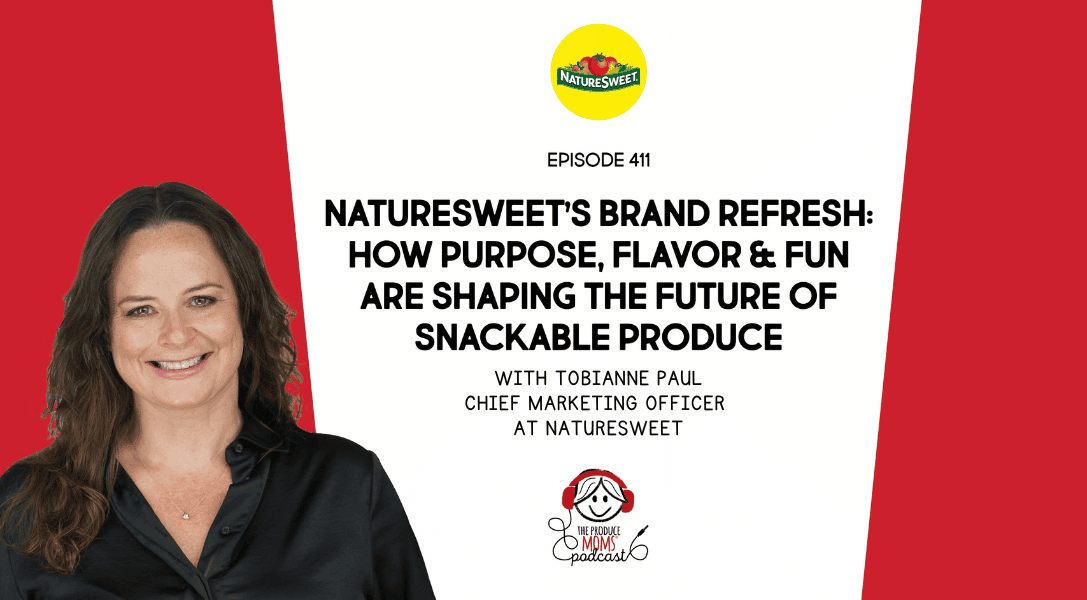 Podcast Graphic for episode 411 featuring NatureSweet logo