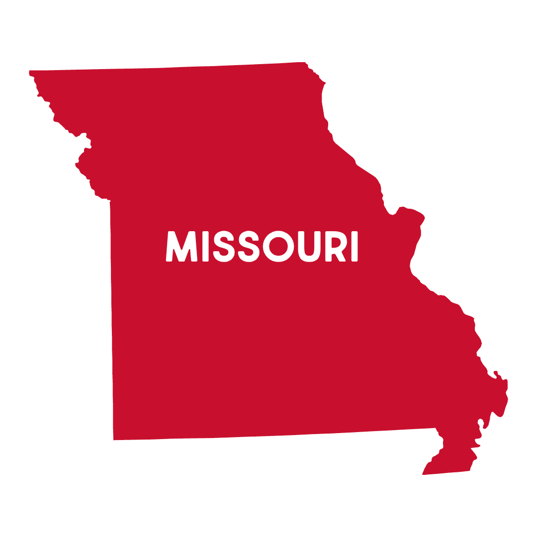 Missouri Red Outline