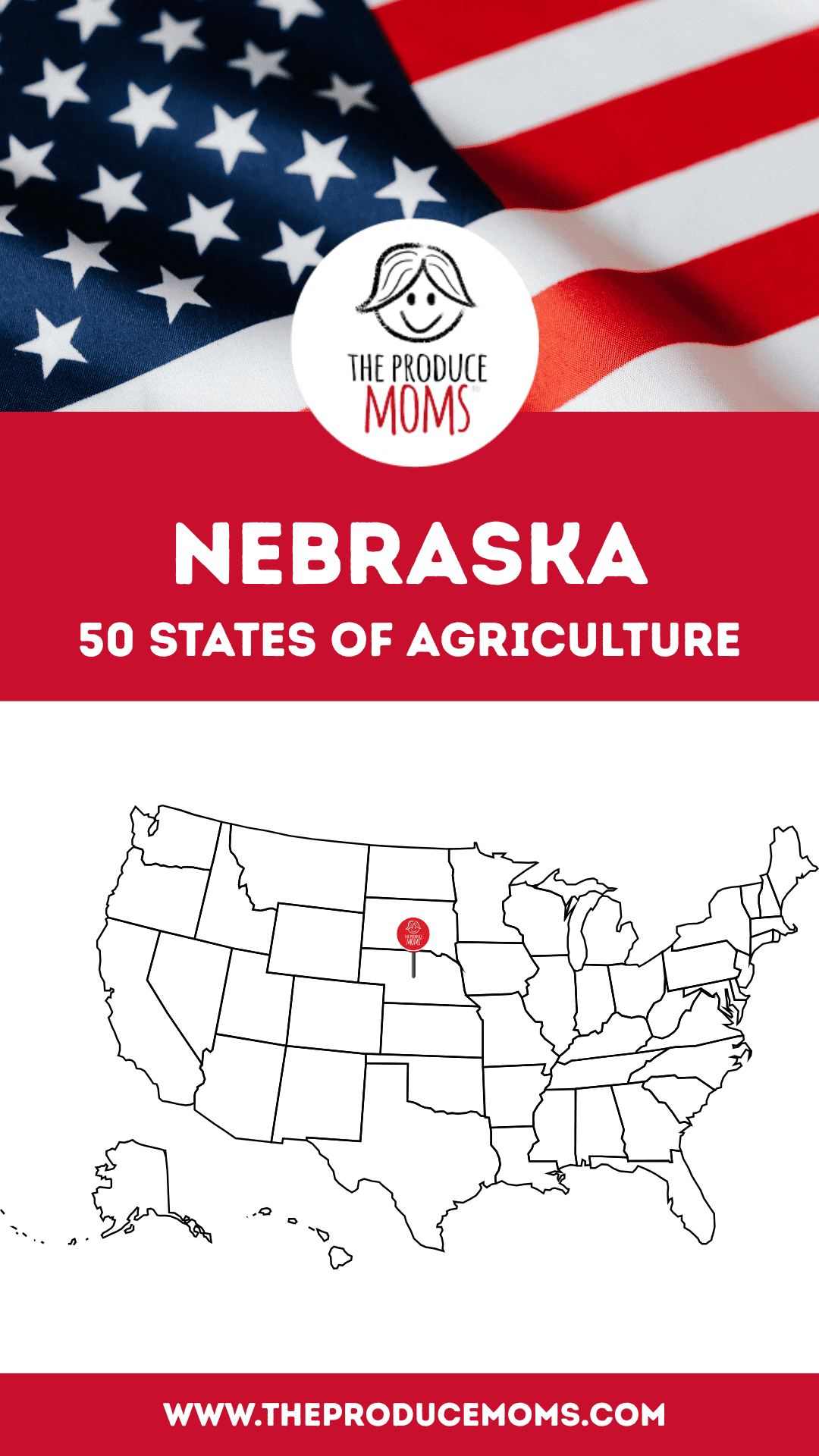 Pinterest Pin 50 States of Ag Nebraska