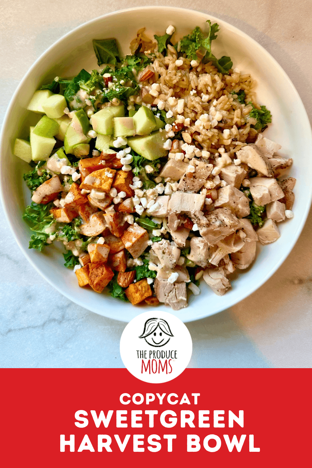Pinterest Pin Sweetgreen Harvest Salad