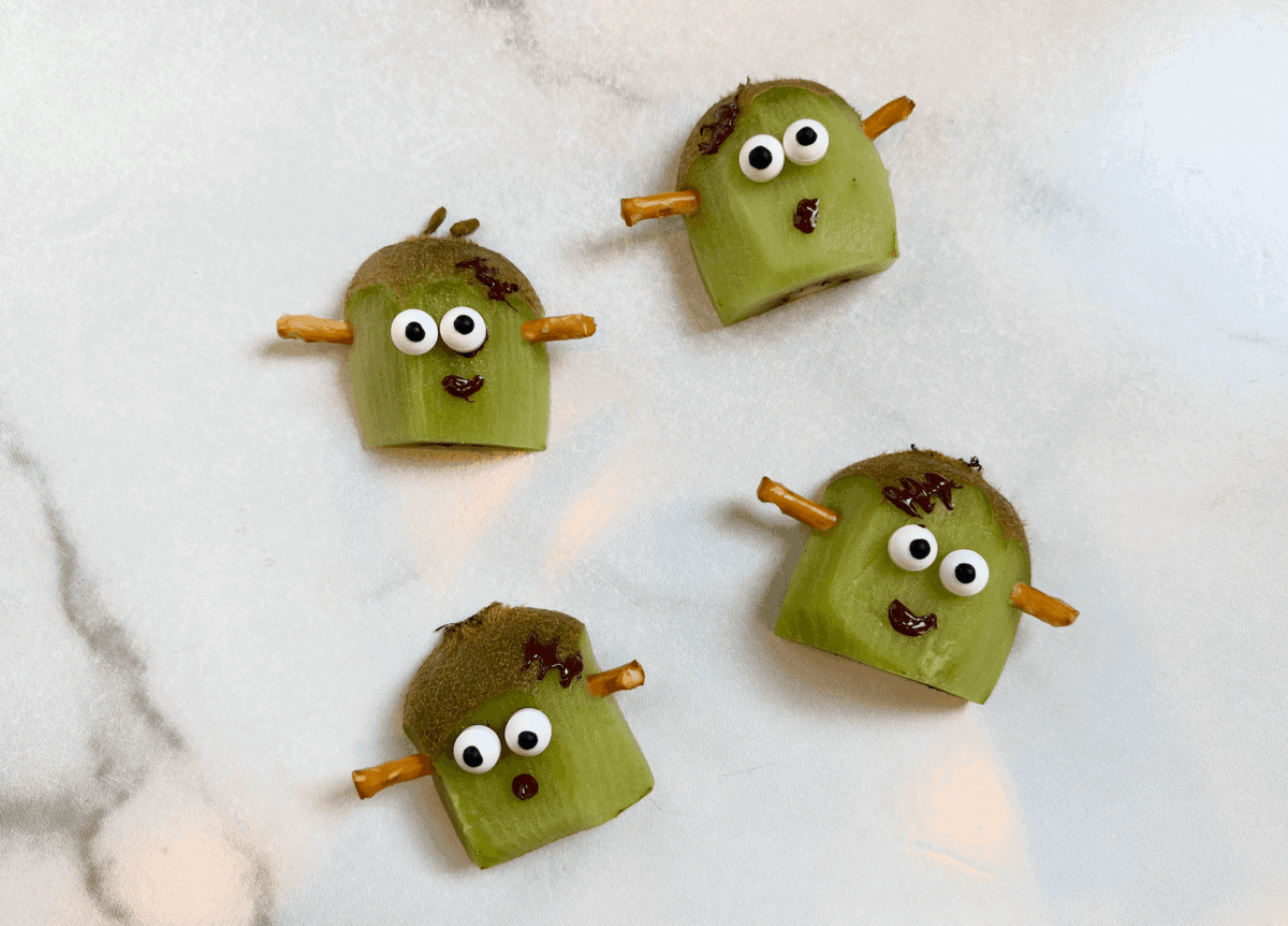 Kiwi Frankensteins on counter