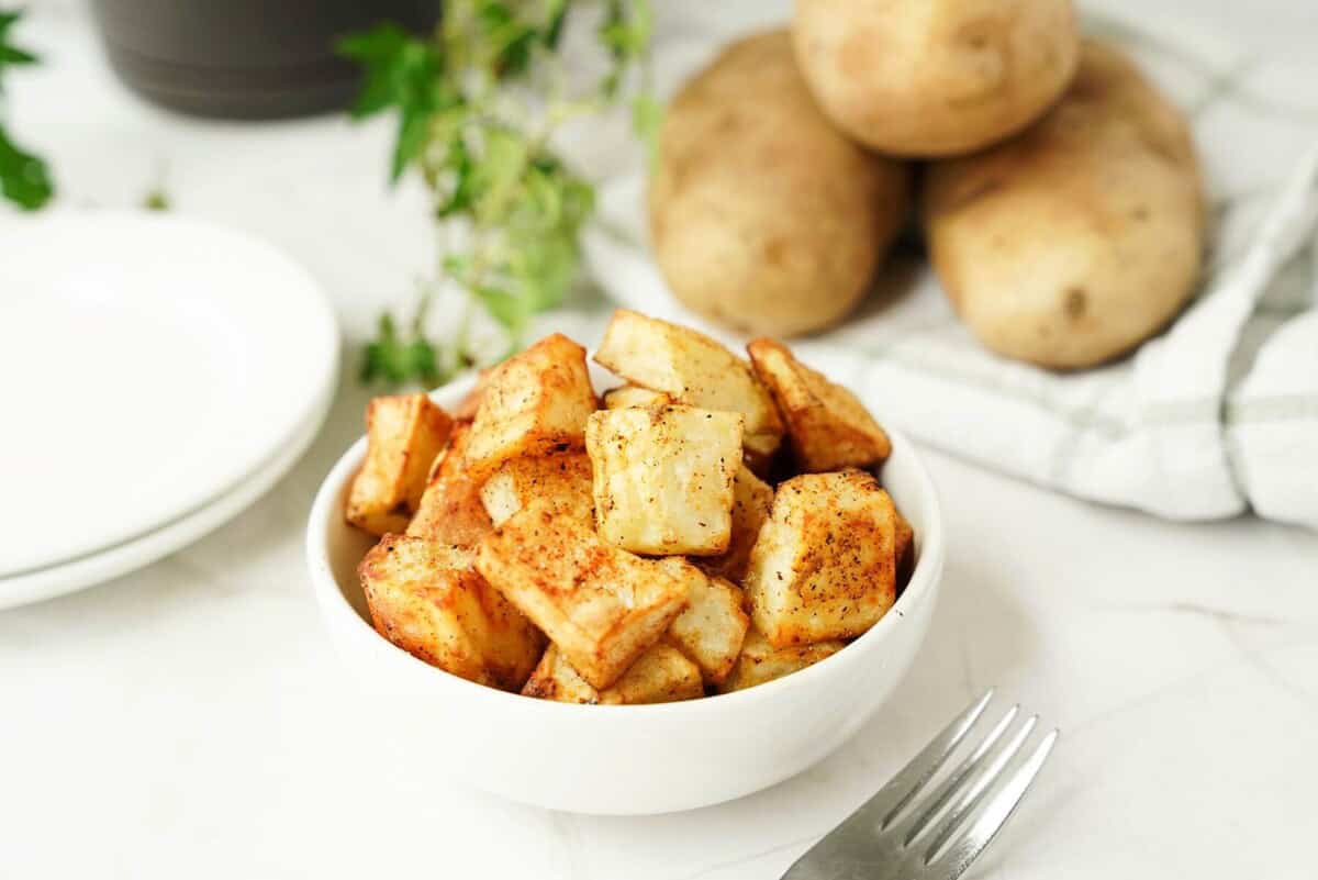 Roasted Potatoes in a bowl