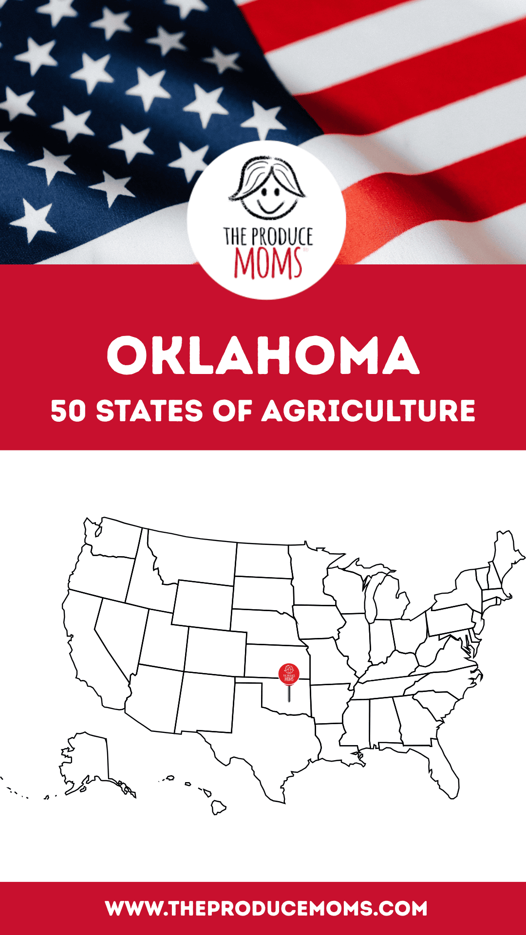 Pinterest Pin 50 States of Ag Oklahoma